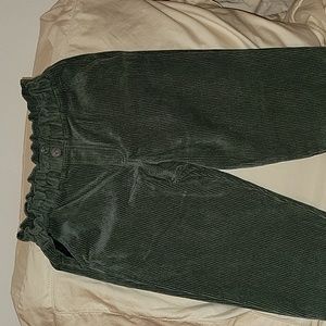 Abercrombie Kids Paperbag Waist Stretch Corduroy  Pants, Size 9/10
